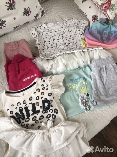 Вещи на девочку 128 134
