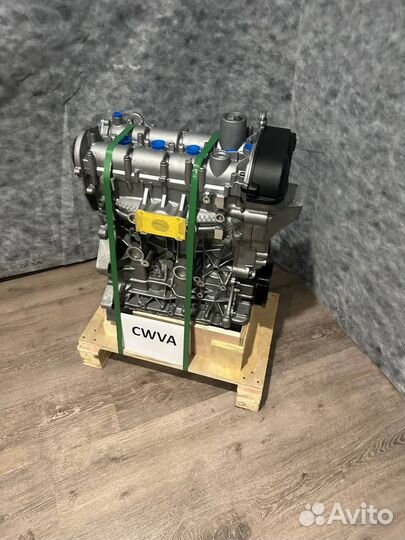 Двигатель cwva 1.6 Октавия Кедди Новый
