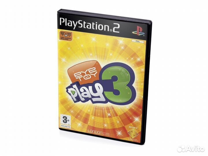 EyeToy Play 3, б/у, английский (PS2)