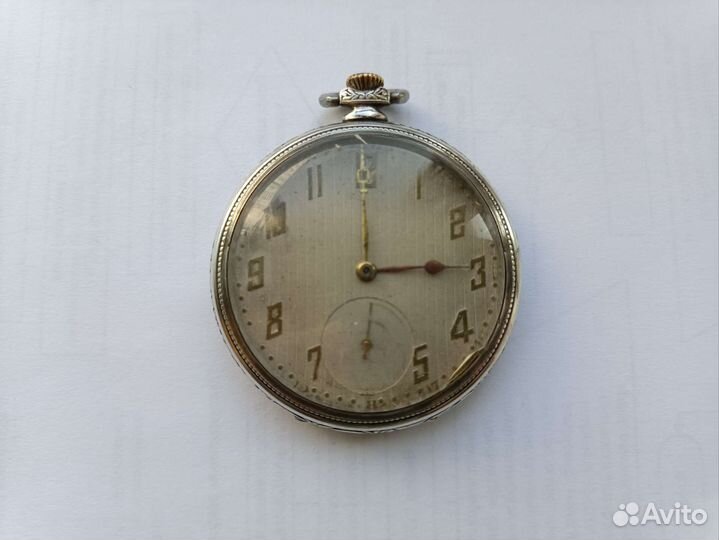 Часы карманные серебро 800пр. до 1920г