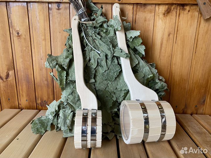 Ковш для бани из липы 1 л