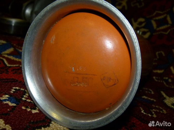 Сифон для газирования воды СССР редкий оранжевый