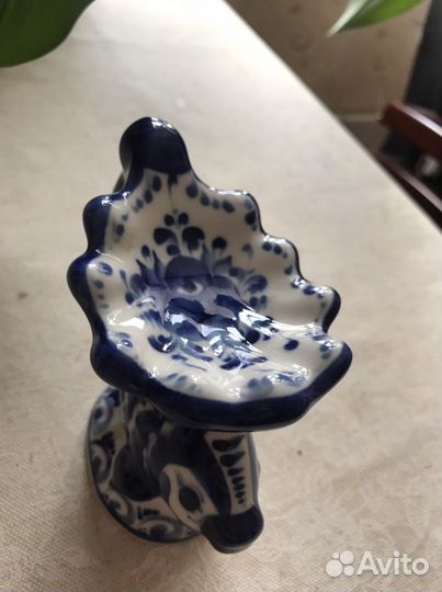 Икорница Рыбка Гжель