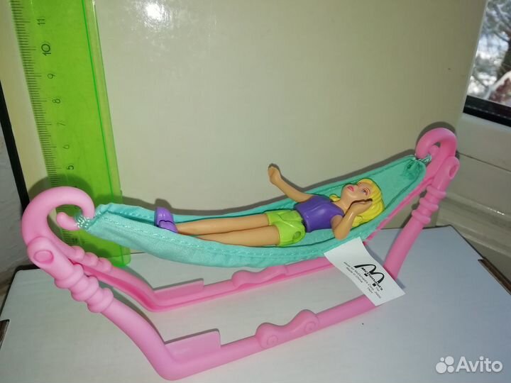 Гамак для малыша Барби+2 мини куклы