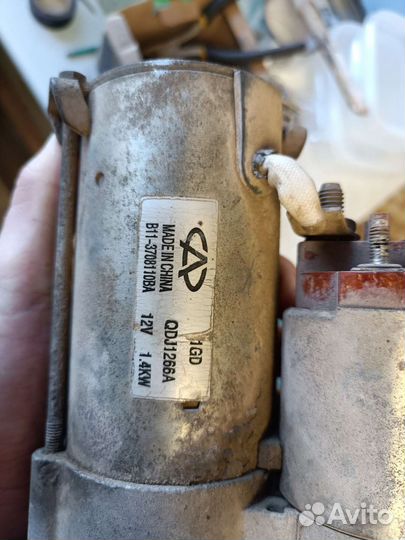 Стартер на chery tiggo (t11)