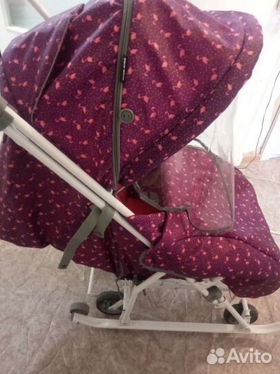 Санки коляска новые