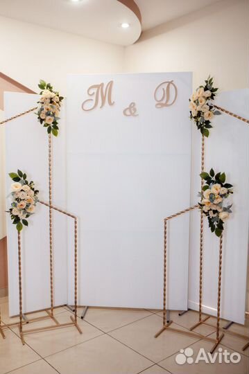 Свадебный декор президиум