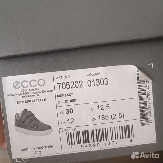 Туфли детские ecco