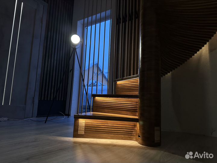 Лестница сборная винтовая