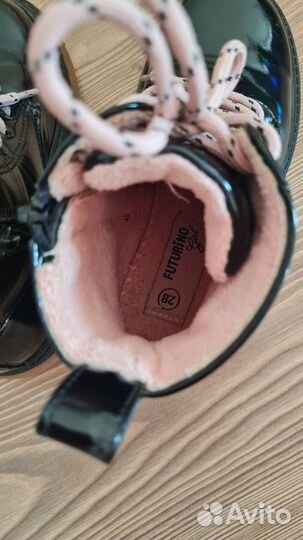 Ботинки демисезонные для девочки 28