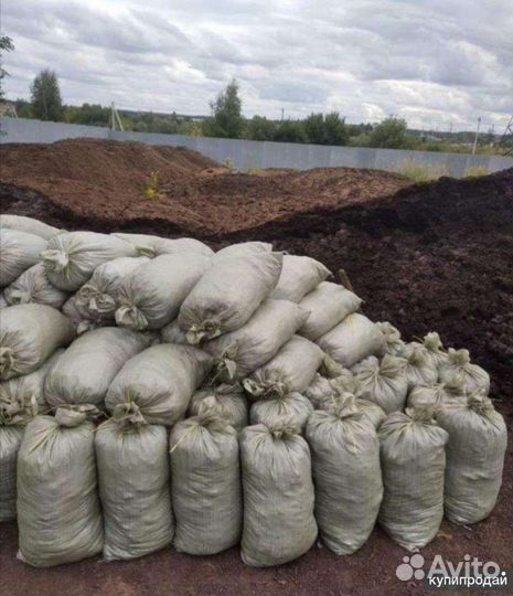 Чернозем в мешках