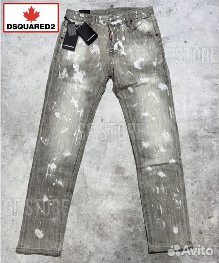 Джинсы Dsquared2 slim fit amiri type