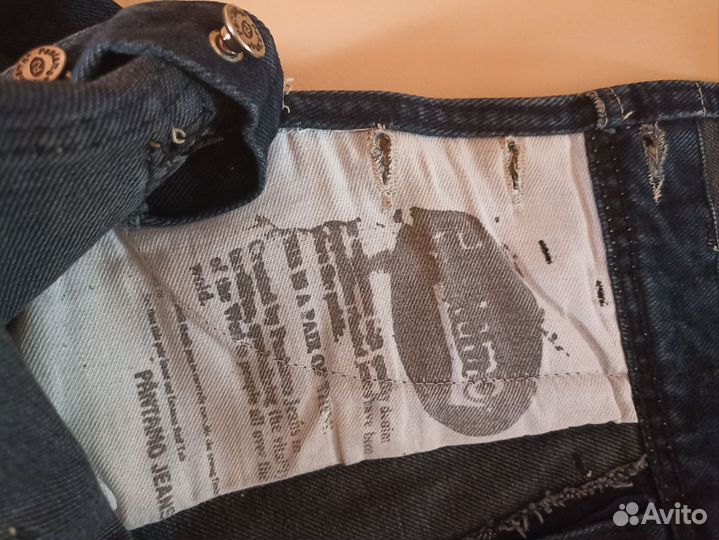 Джинсовый комбинезон женский xs 40