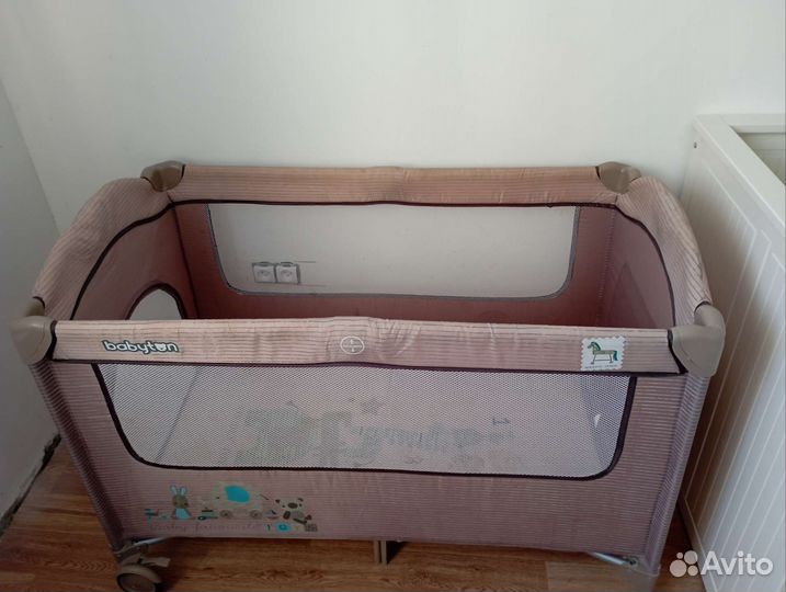 Манеж кровать babyton
