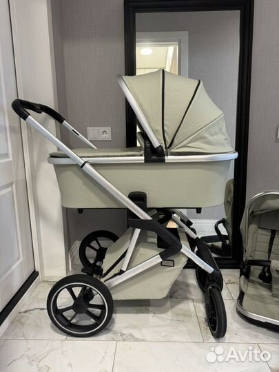 Коляска 2 в 1 moon style большой комплект (торг)