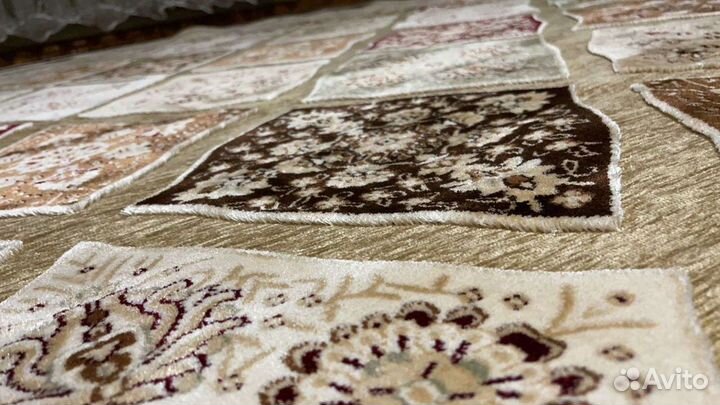 Ковер шерсть шелк новый