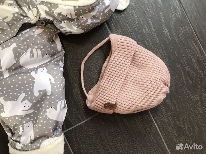 Зимний комбинезон для девочки 68