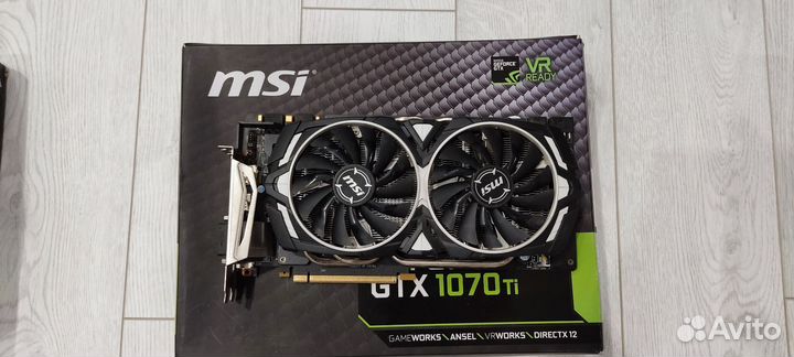 Gtx 1070 ti MSI armor