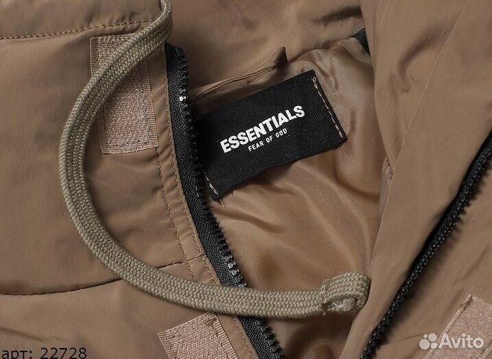 Зимняя Куртка Essentials Бежевая