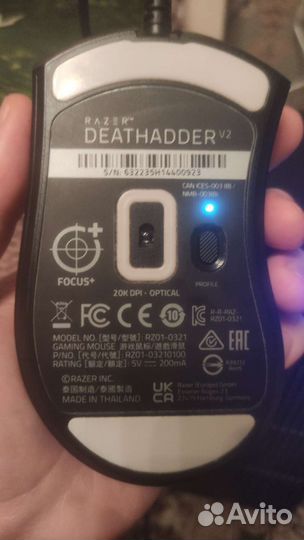 Игровая мышь razer deathadder