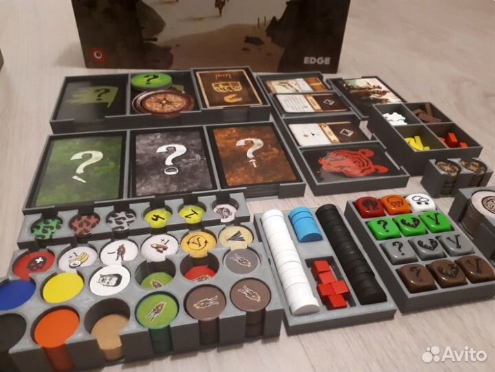 Настольная игра Робинзон Крузо. 3д модели