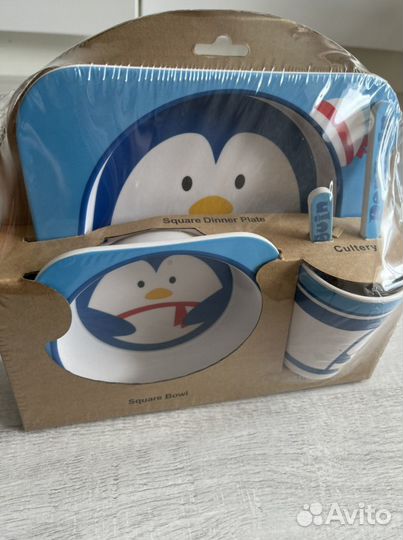 Детская бамбуковая посуда