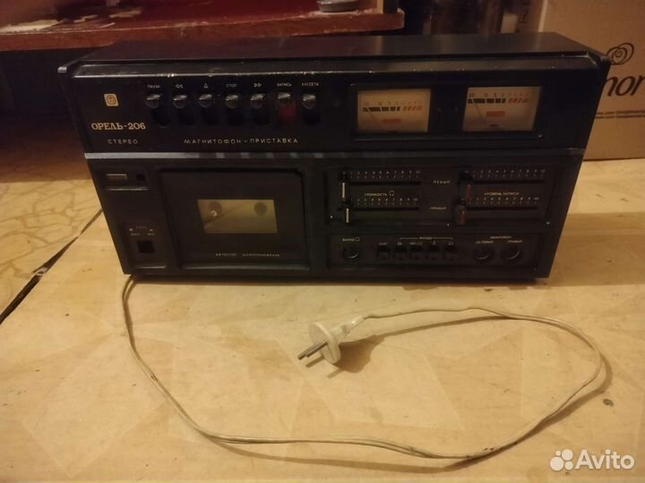 Магнитофон-приставка кассетная Орель-206