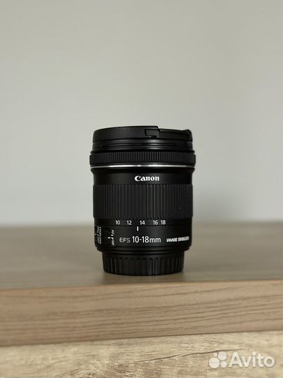 Canon EF-S 10-18mm f/4.5-5.6 IS STM (как новый)
