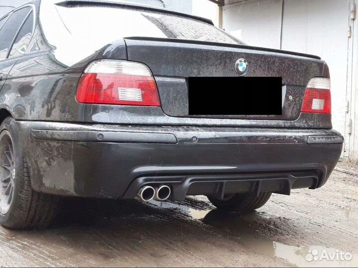 Диффузор заднего M бампера BMW 5 E39 под 1-2 трубы
