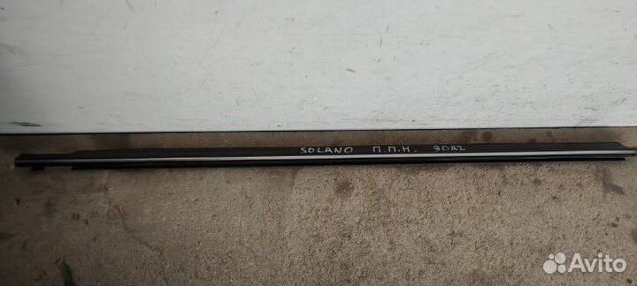 Молдинг стекла передний правый Lifan Solano