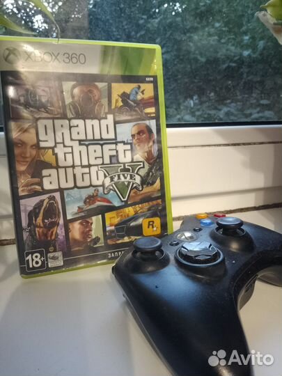 Диск GTA5 на Xbox 360