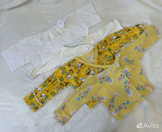 Ползунки и распашонки 10 предметов