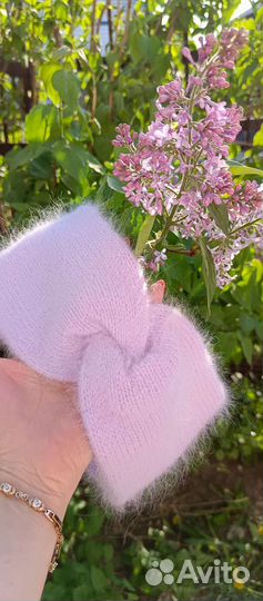 Повязка вязаная