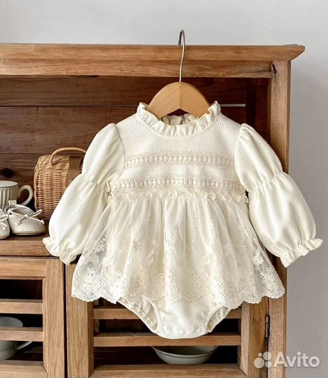 Платье боди для девочки 80