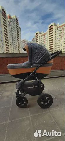 Коляска люлька детская Indigo Camila 18 Classic 12