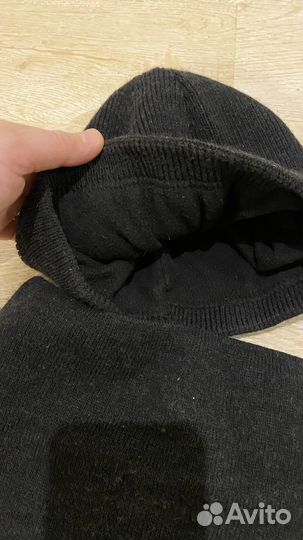 Мужская зимняя шапка со снудом