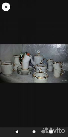 Сервиз Дулево Золотой олень, Вербилки