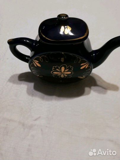 Чайник заварочный, СССР, гжель, кобальт
