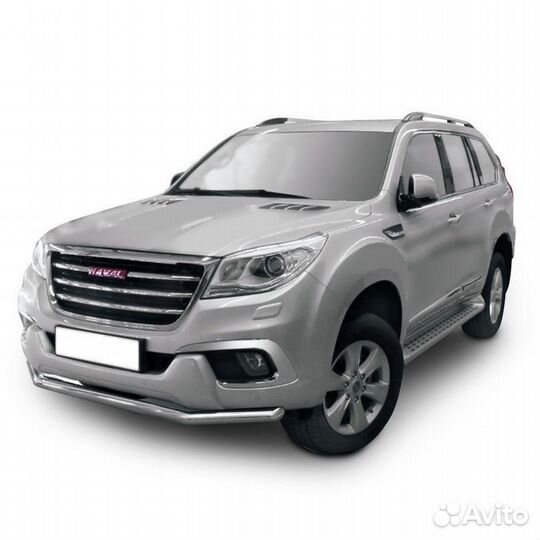 Защита переднего бампера Haval H9 (2014 - 2017)
