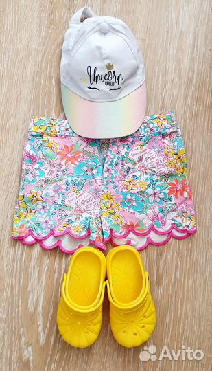Летние вещи на девочку размер 110
