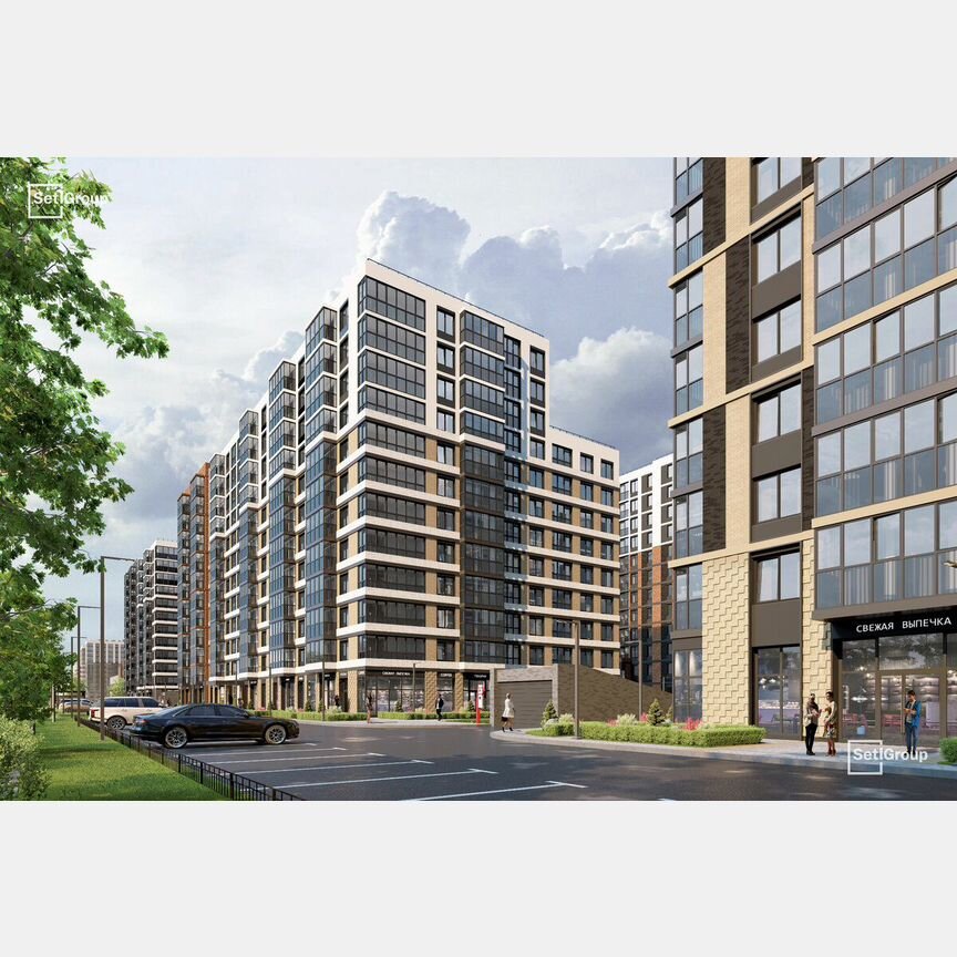 Квартира-студия, 24,7 м², 8/9 эт.