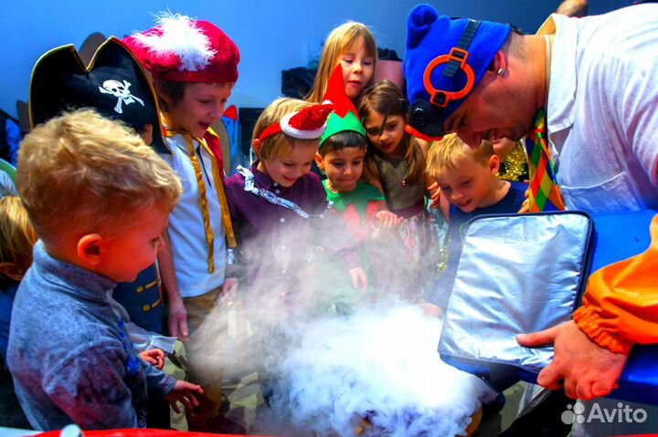 Аниматор Бумажное Шоу Химия Крио Пузыри Азот Квест