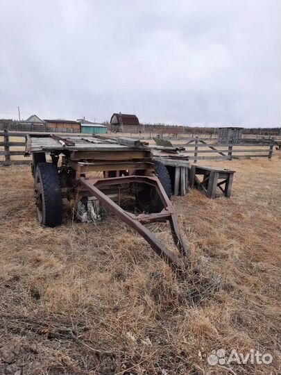 Прицеп бортовой ЗИЛ ГКБ-817, 1985