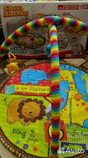 Развивающий коврик (новый)