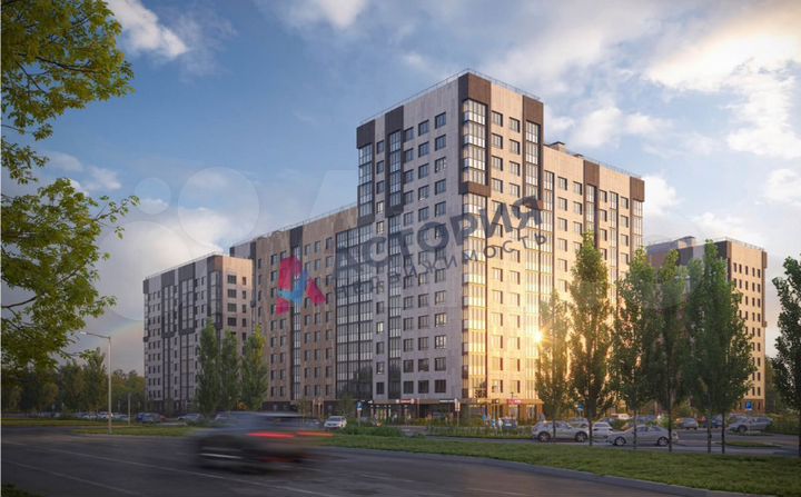 1-к. квартира, 37,4 м², 3/14 эт.