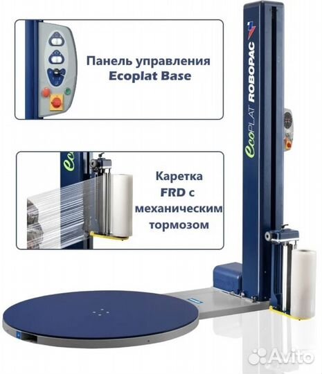 Паллетоупаковщики robopac ecoplat base/FRD