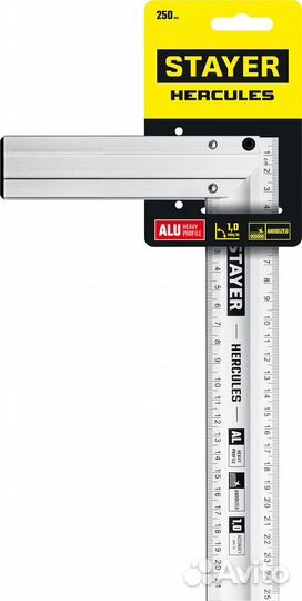 Столярный угольник (3432-25) stayer 250 мм