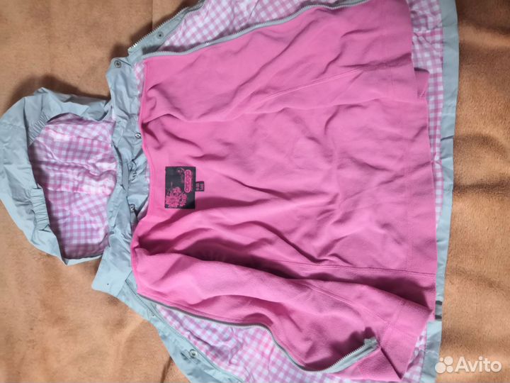 Куртка на девочку 140, летняя с подкладкой
