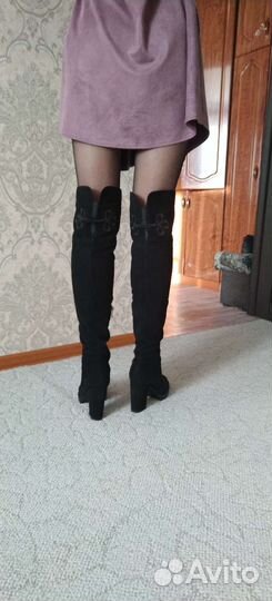 Сапоги ботфорты 38 размер новые
