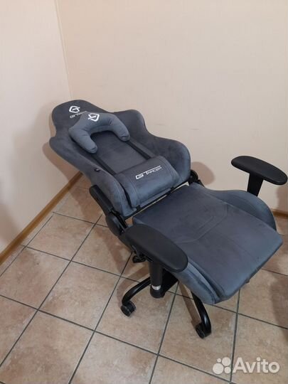 Игровое кресло компьютерное Велюр мягкий